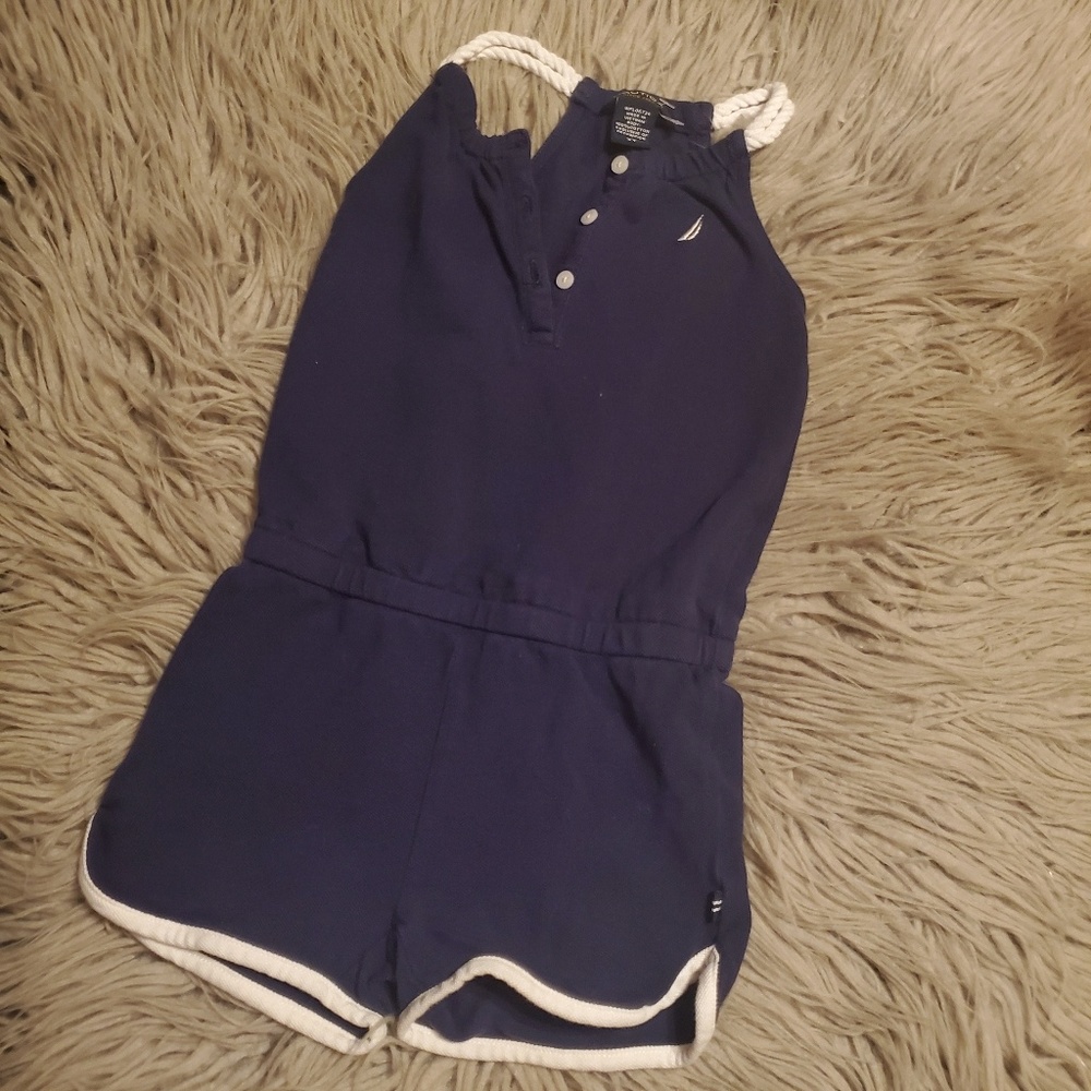 Nautica 3T Romper with Rope Sleeves